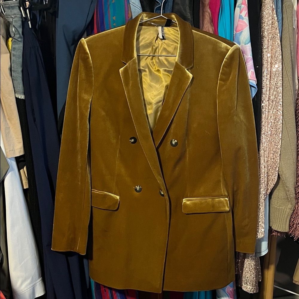 TopShop Velvet Blazer